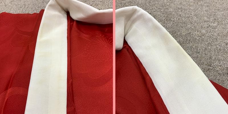 409u7〇振袖用長襦袢 /裄65.5袖丈105.5/ 〇美品