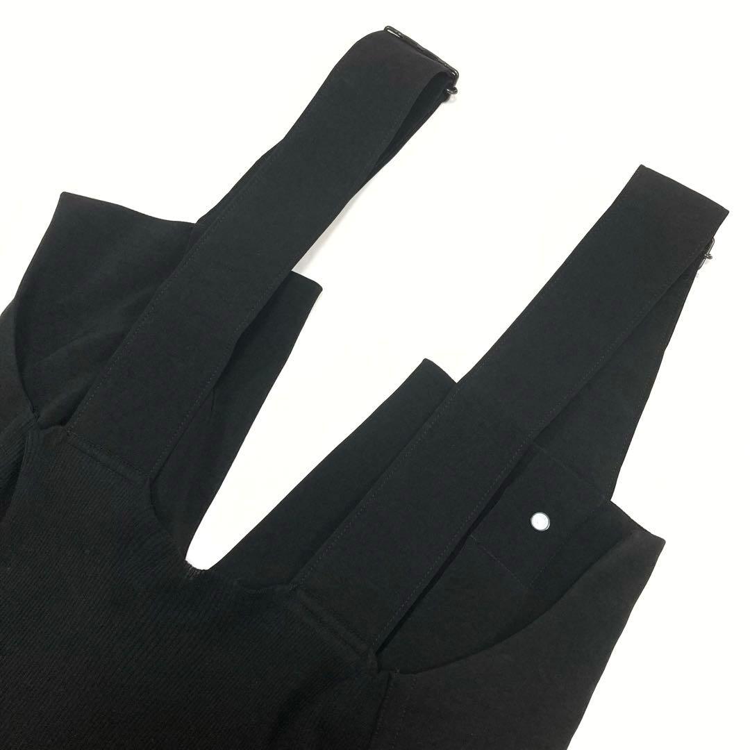 ヨウジヤマモト BACKSIDE GATHERED SALOPETTE 黒2