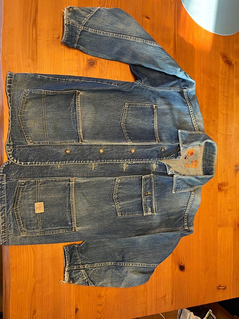 Stussy レッドラインデニム Gジャン