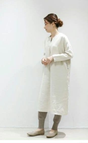 新品タグ付【evam eva】 コットンカシミヤ カジュアルパンツ Black