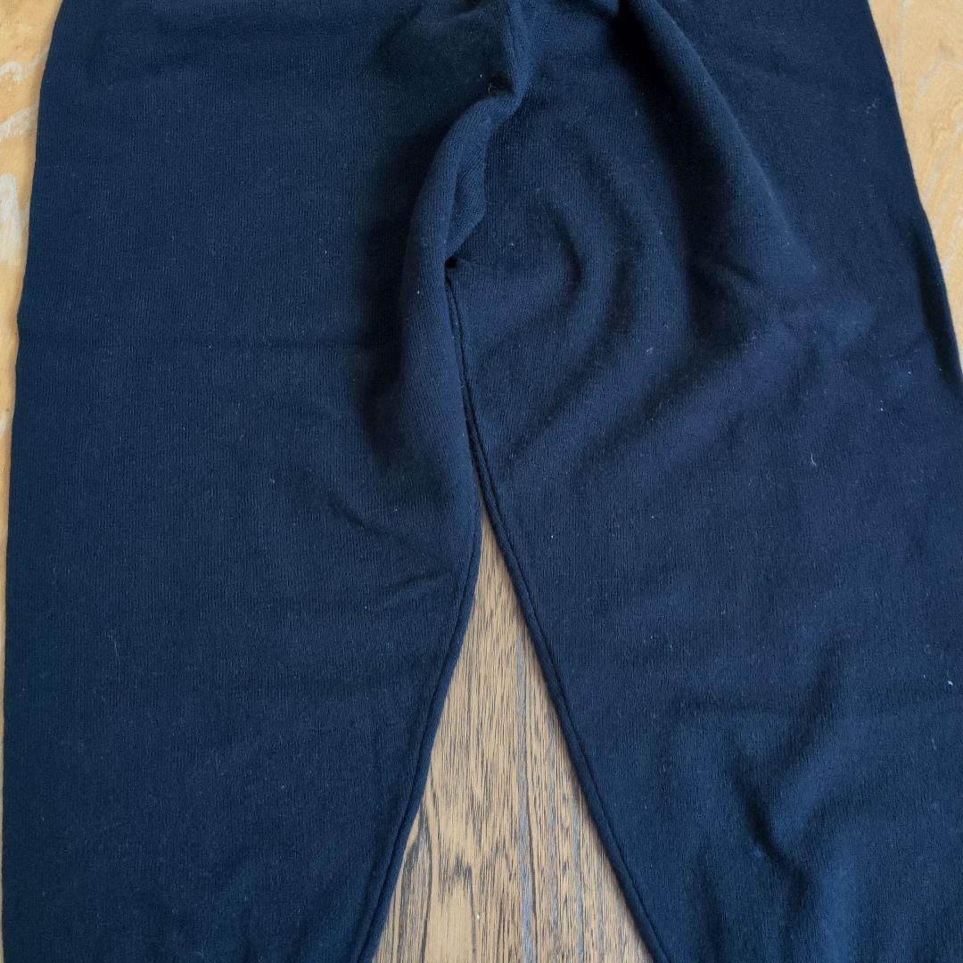 新品タグ付【evam eva】 コットンカシミヤ カジュアルパンツ Black