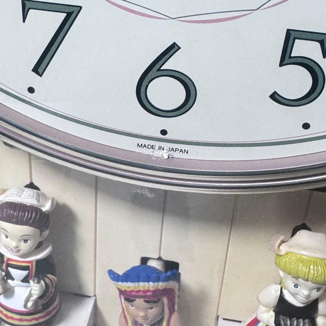 【希少】 リズム スモールワールド キッズ からくり時計 メロディ 動作確認済み