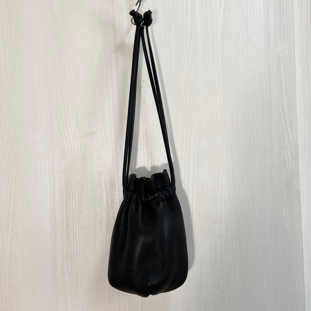 KUROSAWA クロサワ 日本製 レザー 巾着バック