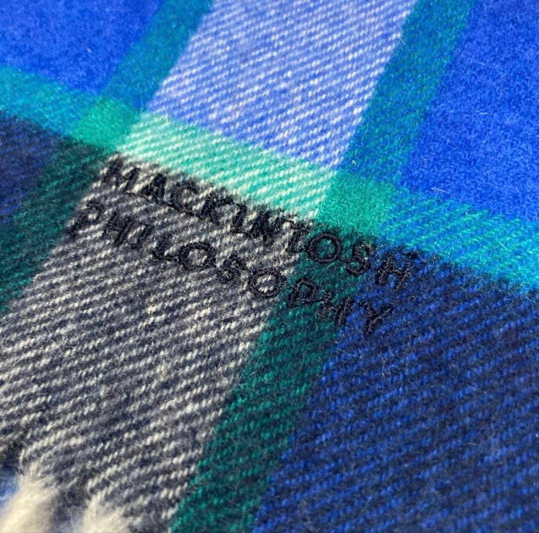 最終価格！マッキントッシュウォッシャブル カシミヤ カラーブロックマフラー