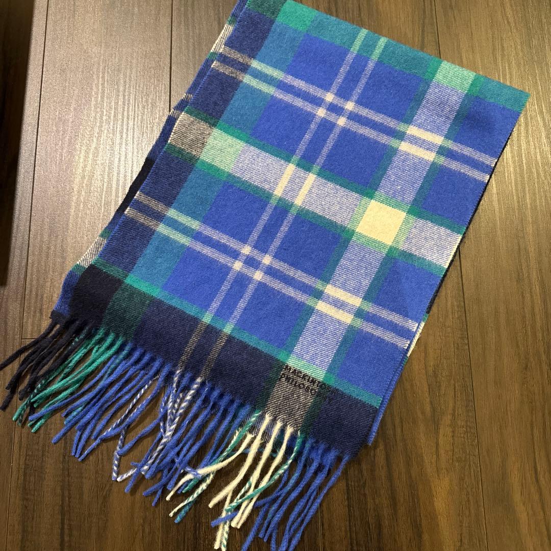 最終価格！マッキントッシュウォッシャブル カシミヤ カラーブロックマフラー