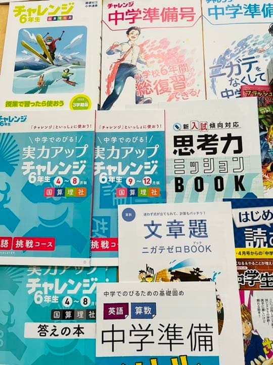 進研ゼミ小学講座 ６年生 チャレンジ 4教科1年間分（2021年度版）