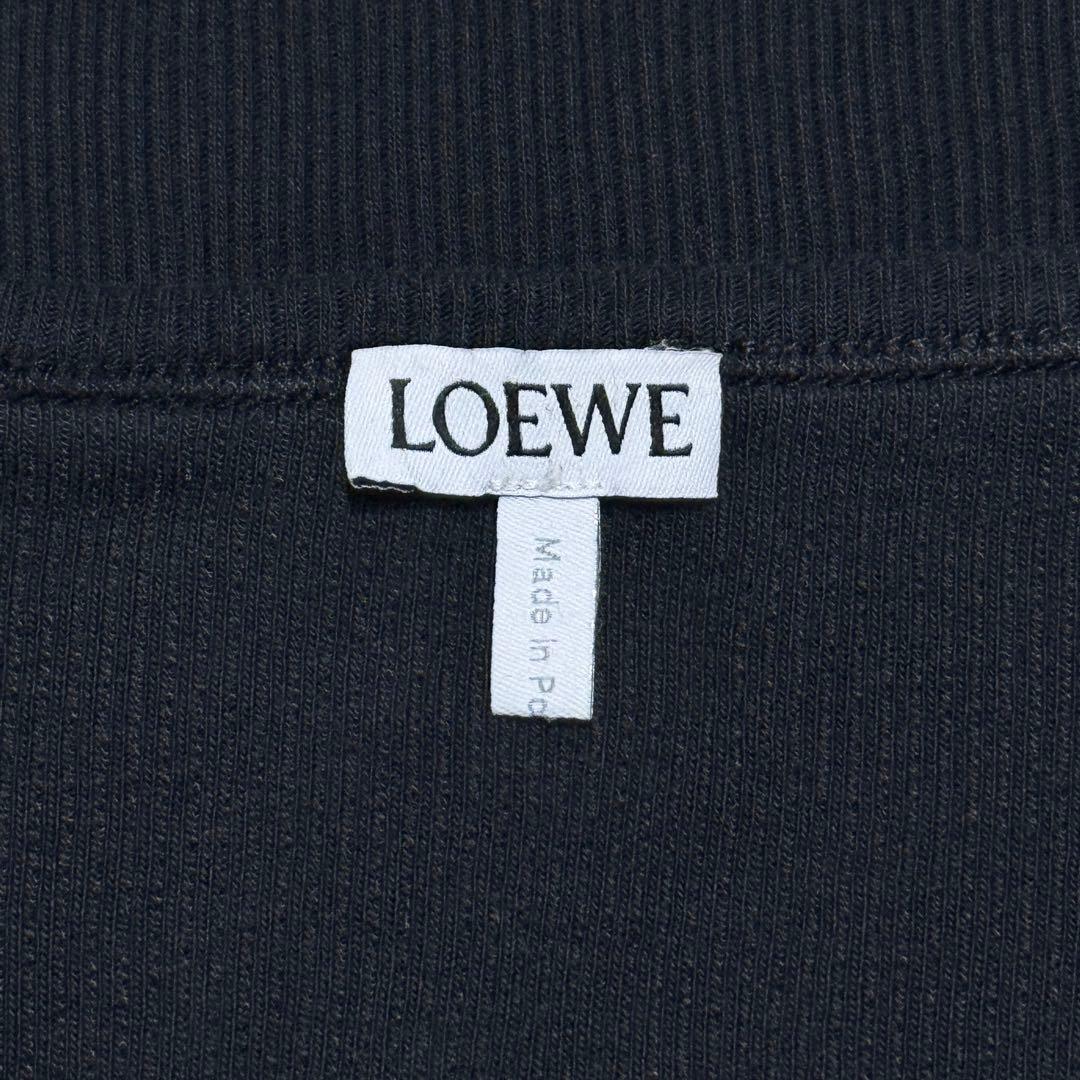う*ん様 LOEWE アナグラム ロゴ 刺繍 リブ ニット タンクトップ XLサ
