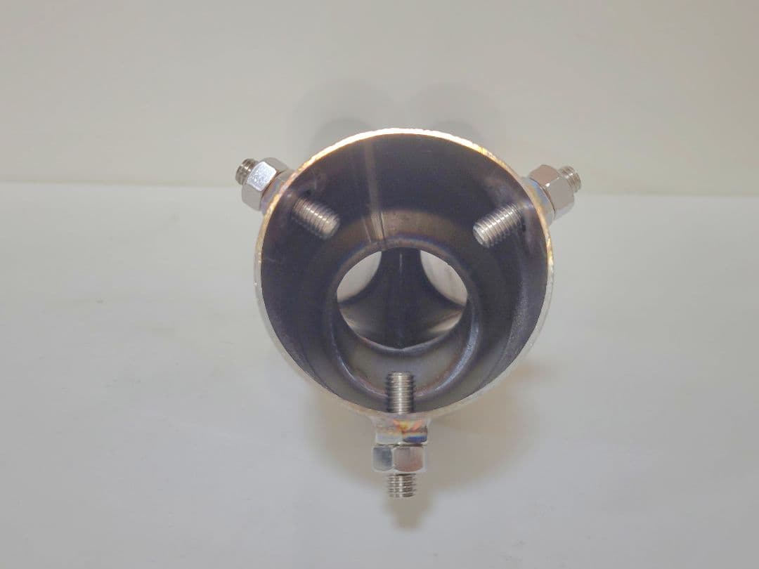 汎用オールステンレス　ネオクラシックデュアルマフラーカッター