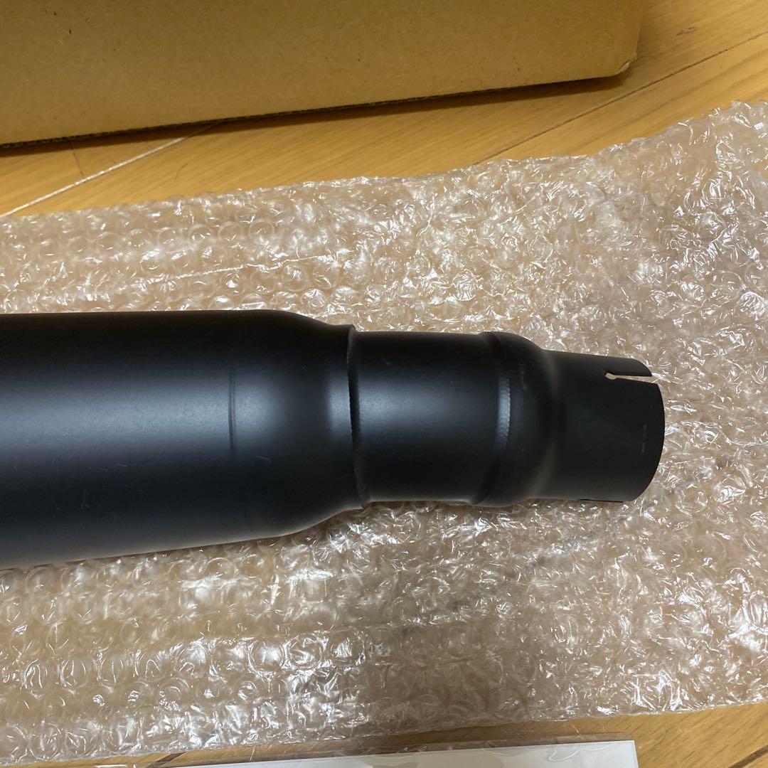 [イノリ]SSメガホンBLKスリップオンマフラー