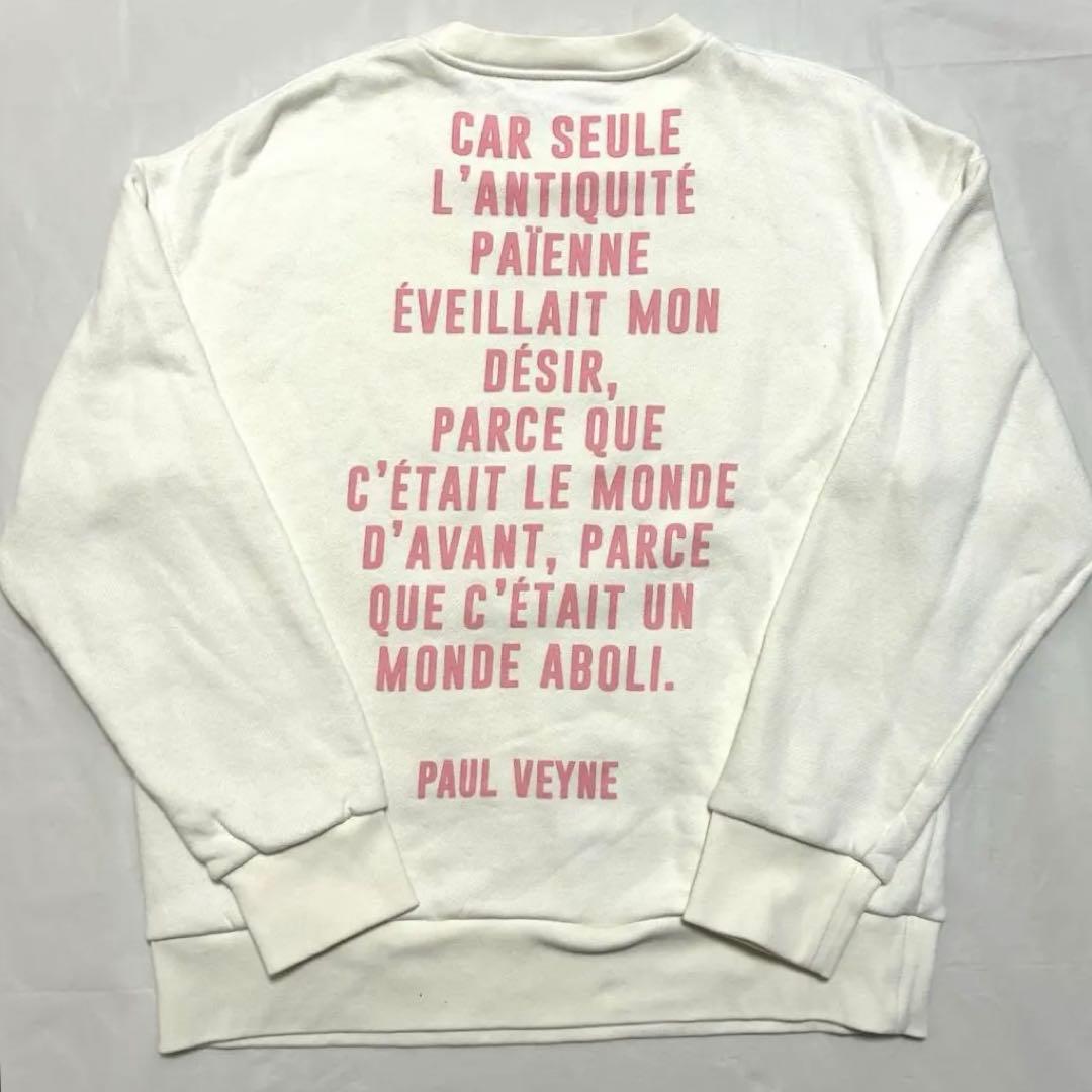 【美品】GUCCI JEAN HARLOW スウェットM 白 ピンク 正規品