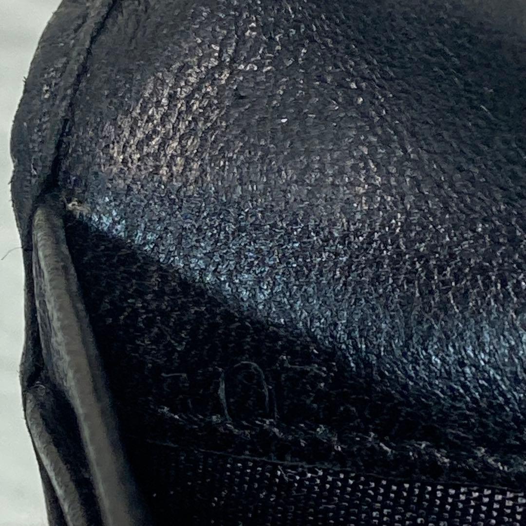 PRADA プラダ ナッパレザー ギャザー 長財布　黒　ロング　折り財布　人気