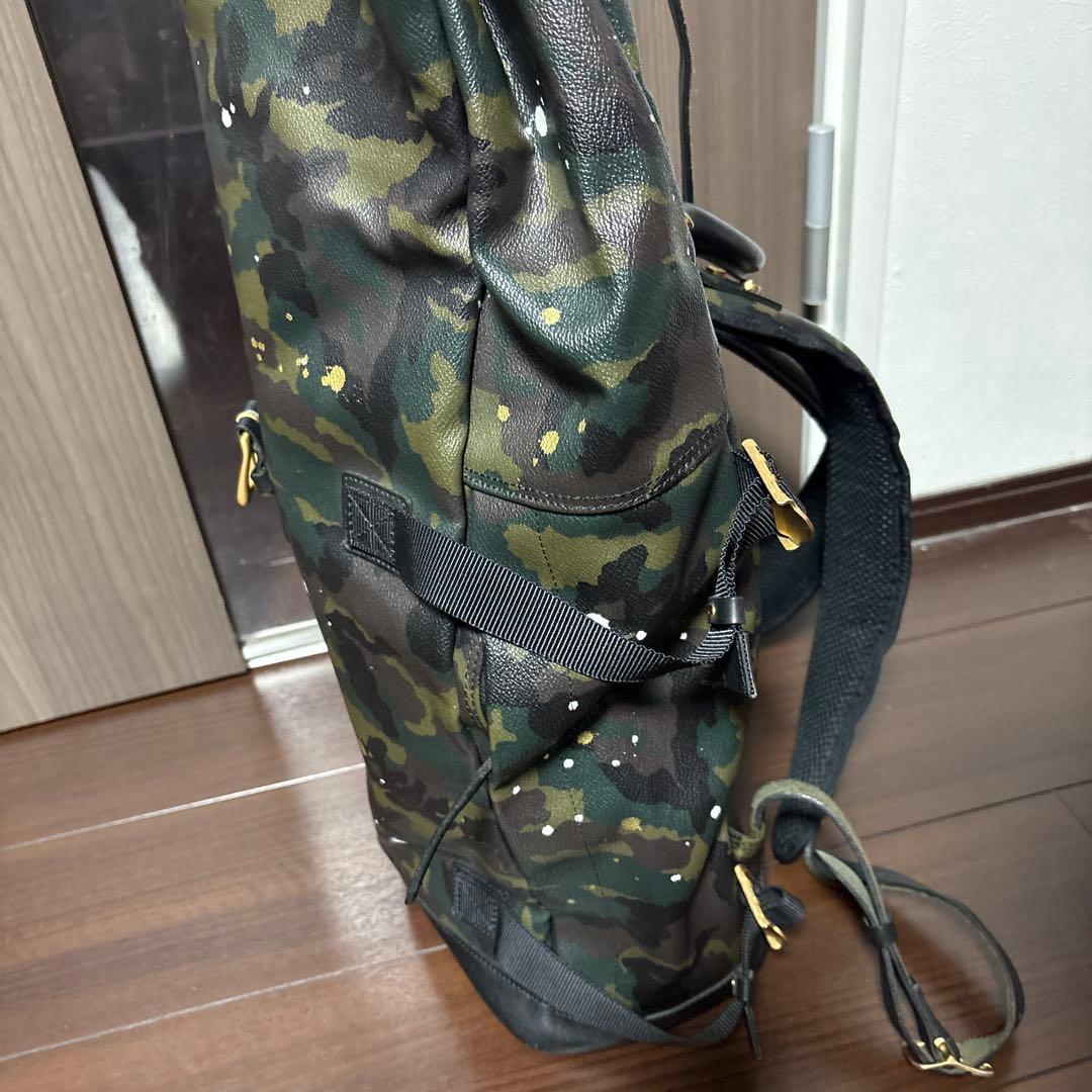 GENTIL BANDIT迷彩柄ロールトップリュック