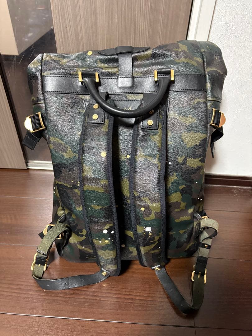 GENTIL BANDIT迷彩柄ロールトップリュック