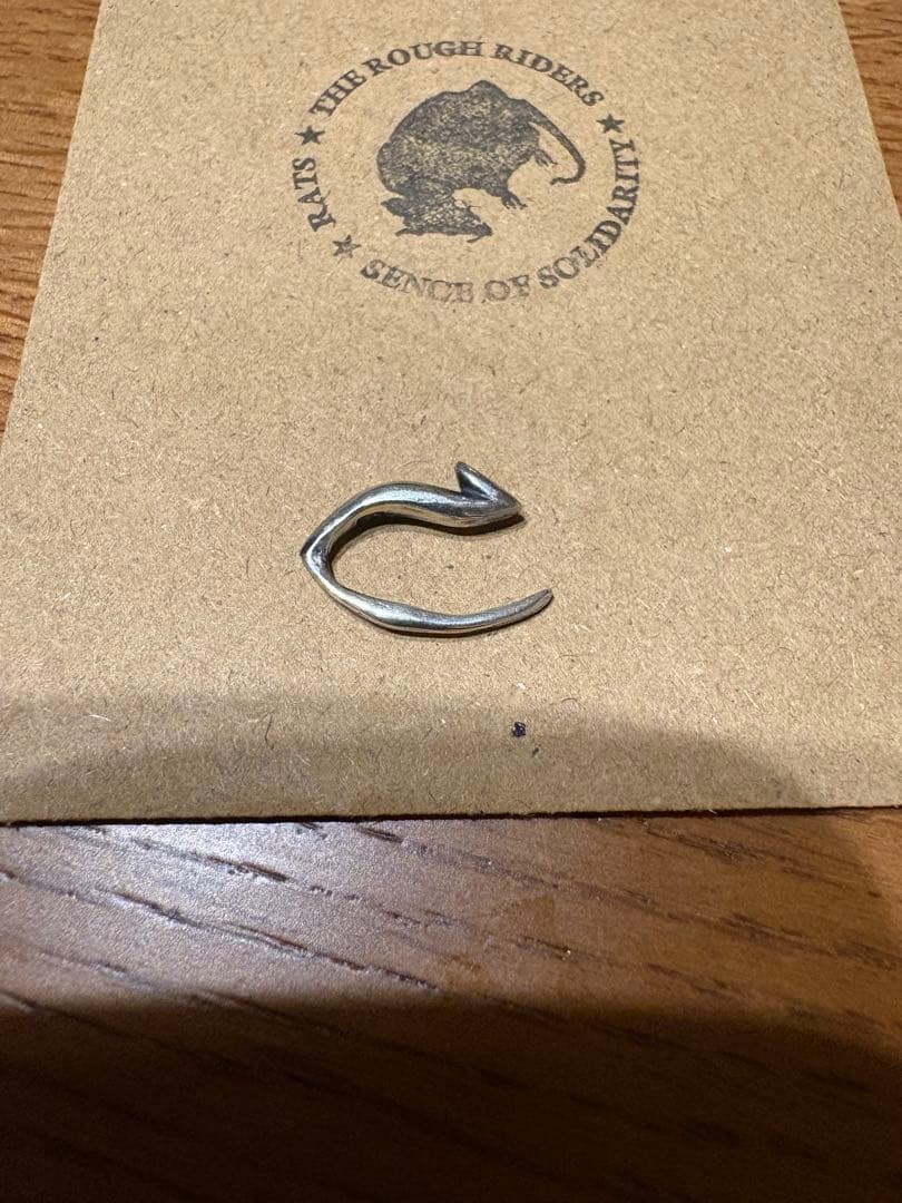 RATS tail earring silver925 ピアス