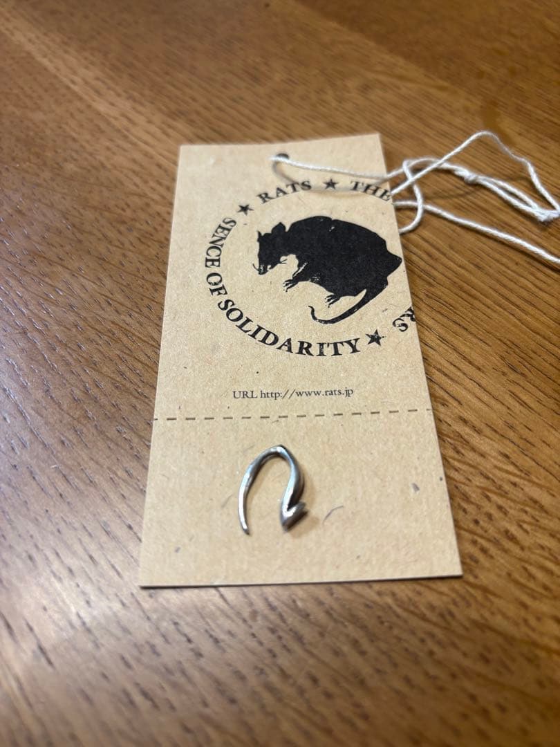 RATS tail earring silver925 ピアス