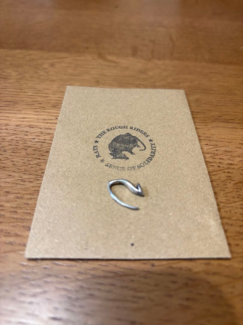 RATS tail earring silver925 ピアス