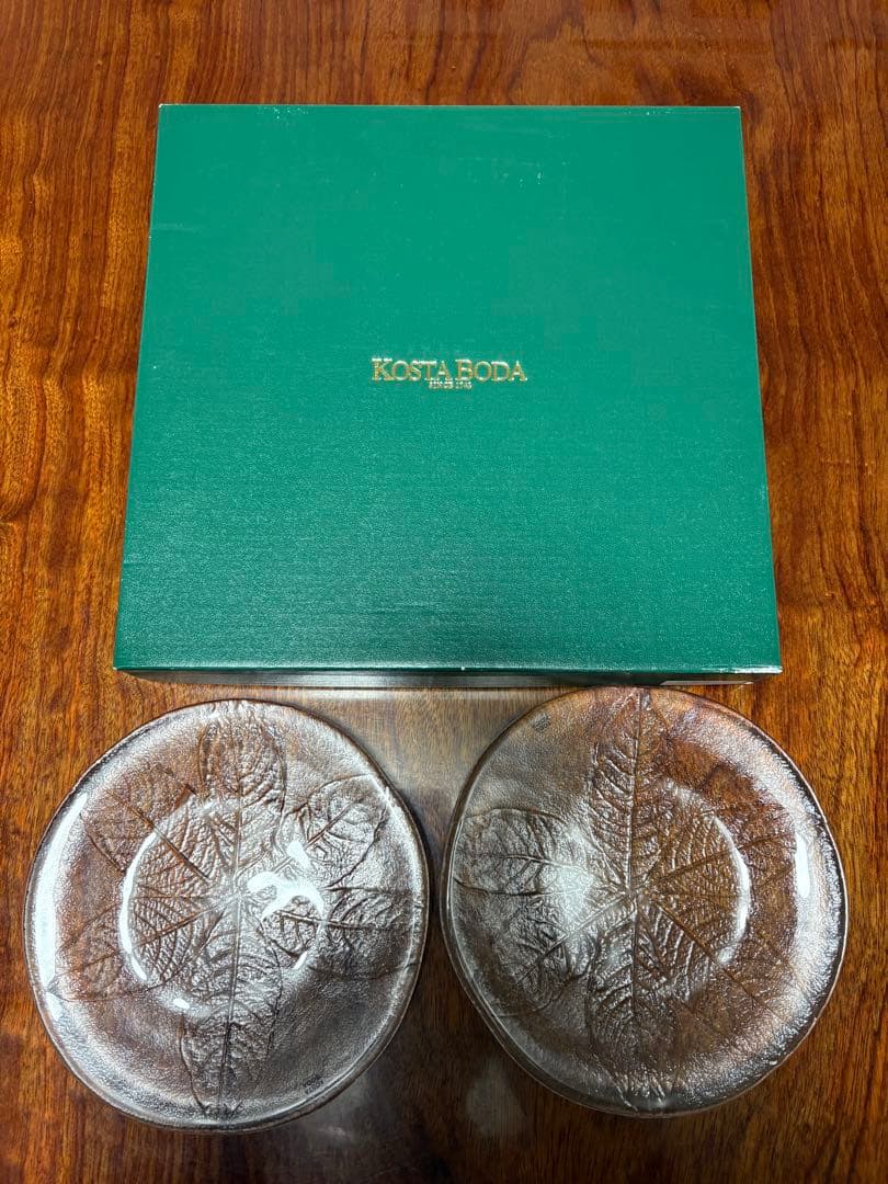 新品 廃盤 コスタ ボダ KOSTA BODA 4枚セット（大小）