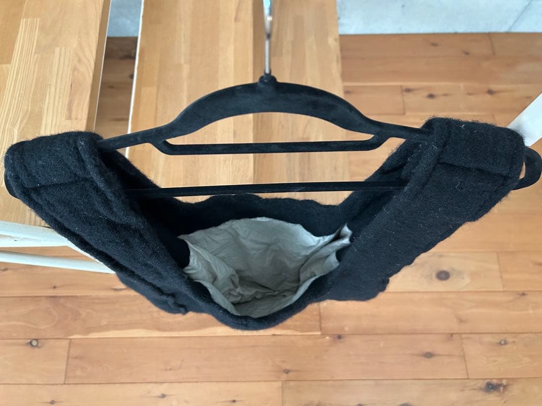 BLACK COMME des GARCONS ウール縮絨トートバッグ