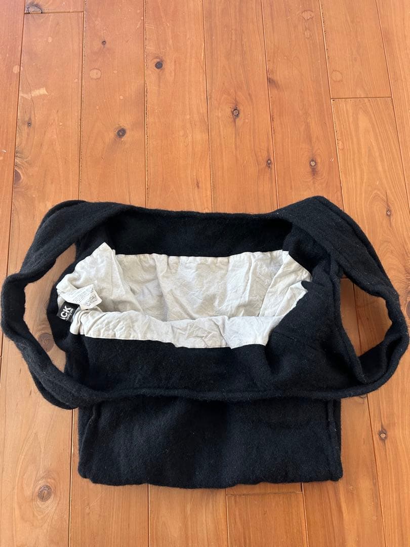 BLACK COMME des GARCONS ウール縮絨トートバッグ