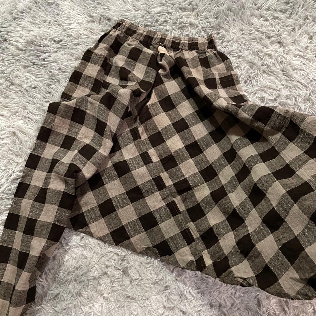 【F】うさとの服 ♡ usaato　ムササビパンツ チェック サルエル 希少
