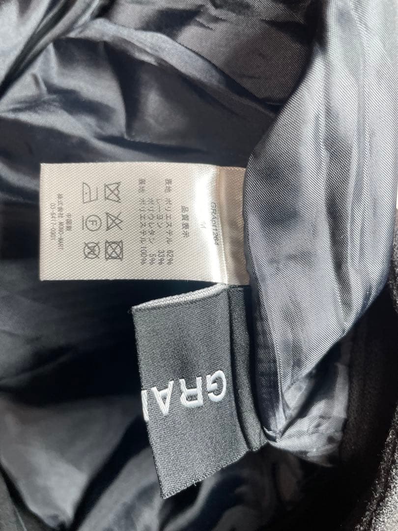 GRANCY リバースレイヤードデザインスラックス　モノマート