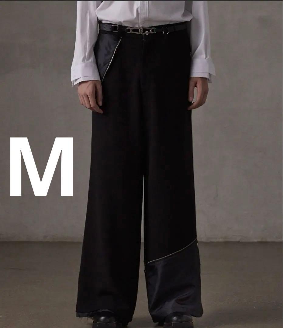 GRANCY リバースレイヤードデザインスラックス　モノマート