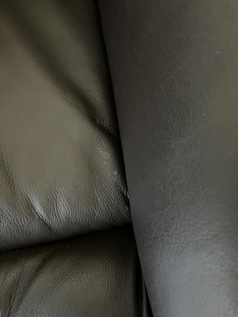 ニトリ 3人用 電動テーブル付 リクライニングソファ Nビリーバ 2革 DBR