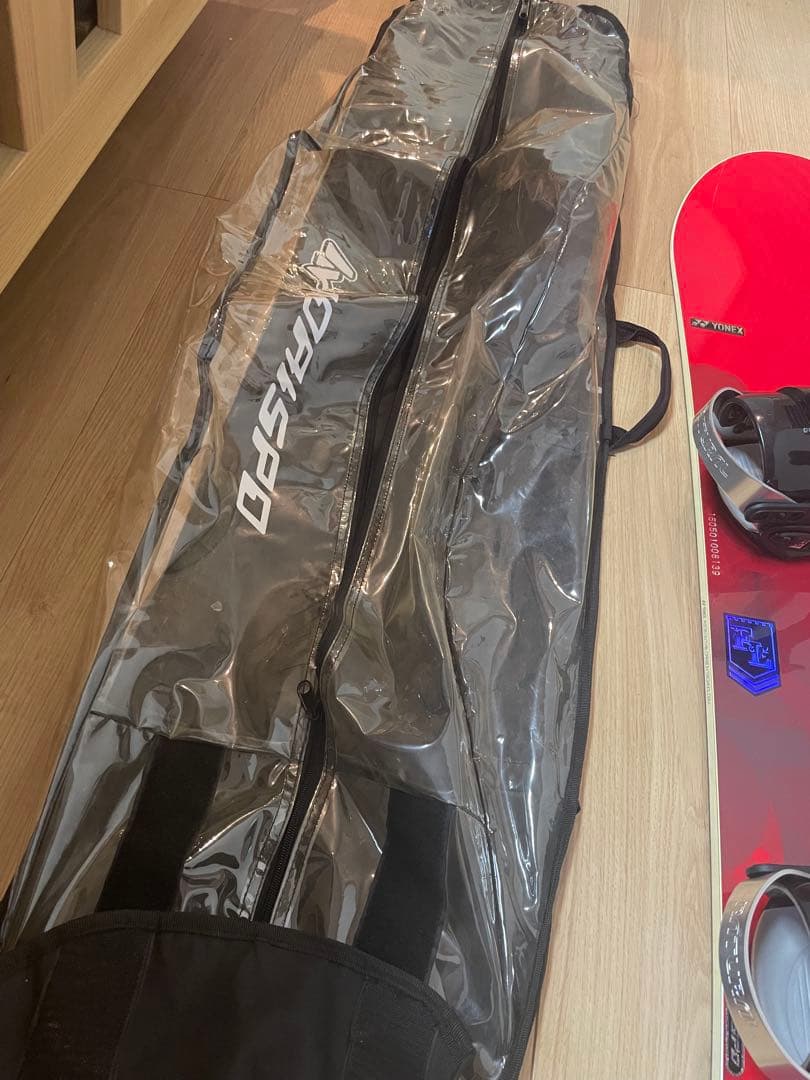 専用スノーボードYONEX139cmビンディング、カバー付