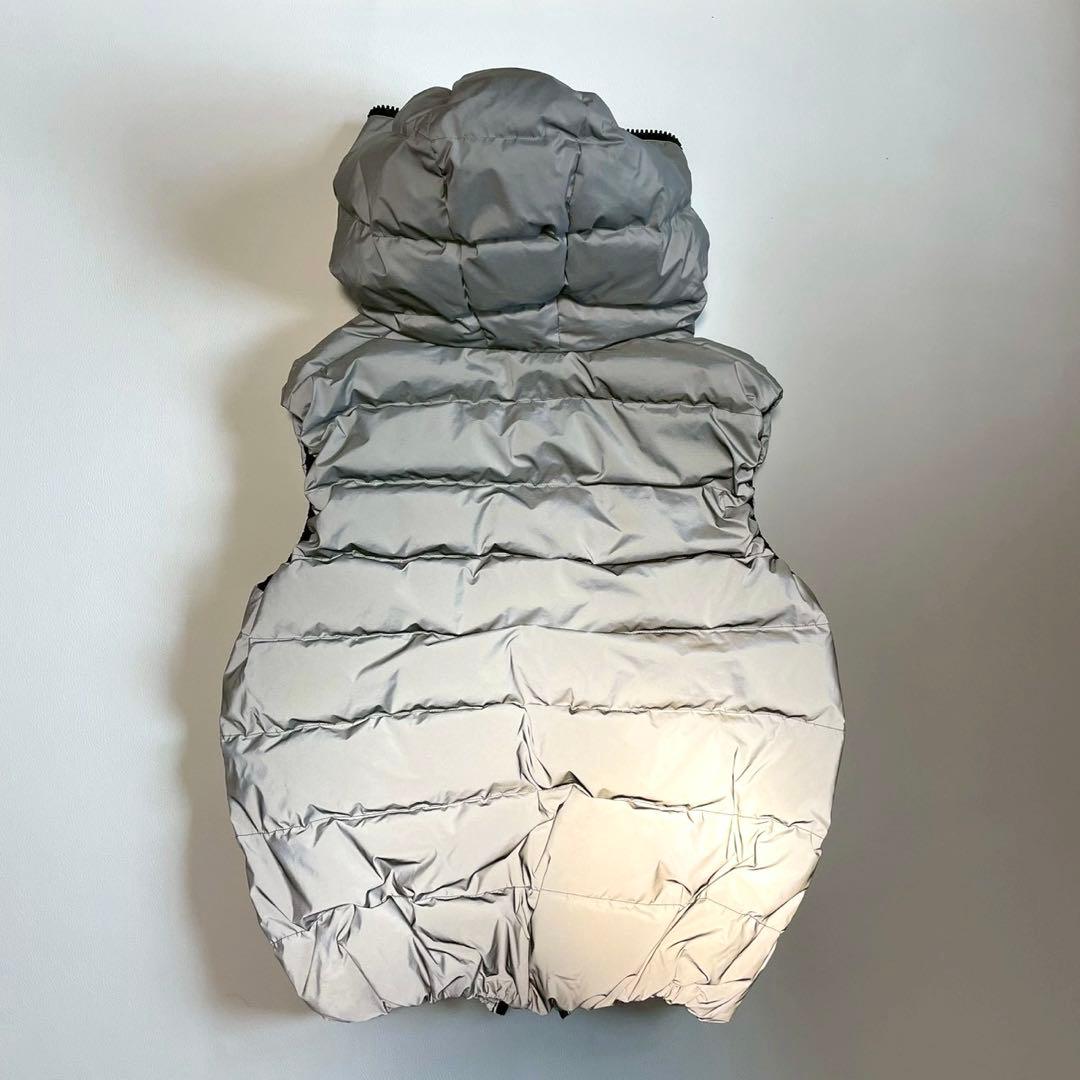 希少サイズ【ハイドロゲン デュベティカ】ダウンベスト スカル 50 ダブルジップ