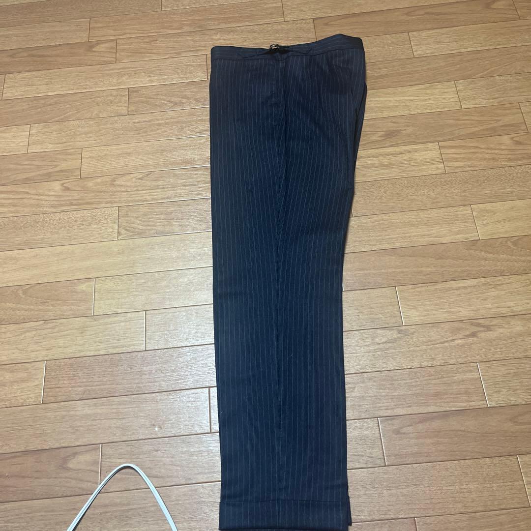 Paul Smith collectionネイビー　ウールフラノ　スーツ