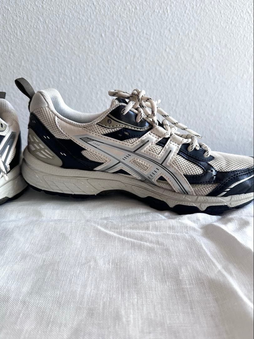 【24cm 美品】ASICS GEL-NUNOBIKI クリーム×ブラック