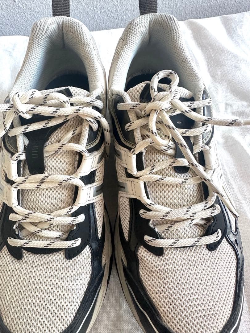 【24cm 美品】ASICS GEL-NUNOBIKI クリーム×ブラック