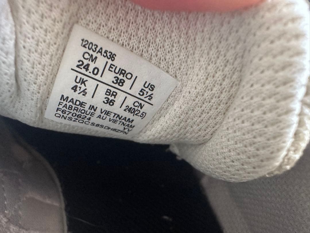 【24cm 美品】ASICS GEL-NUNOBIKI クリーム×ブラック