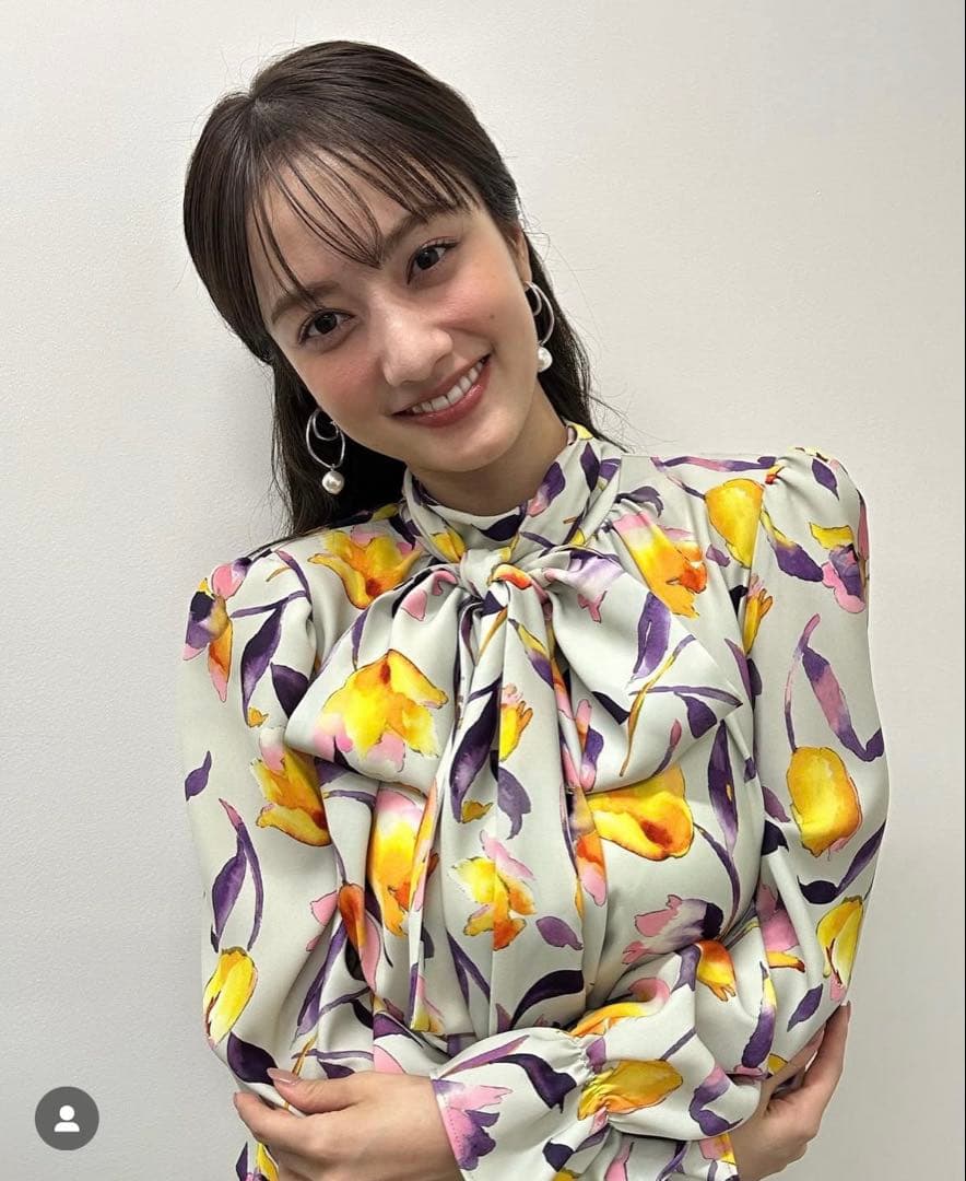 【訳あり】sov. フラワーボウタイロングワンピース