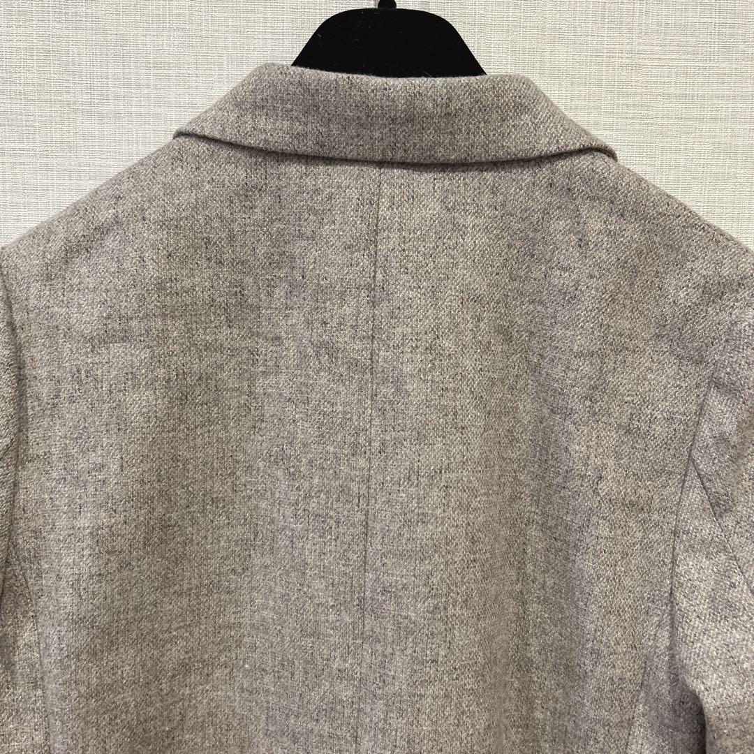 【極美品】✨グリーンレーベルリラクシング✽メランジツイルダブルジャケット 36