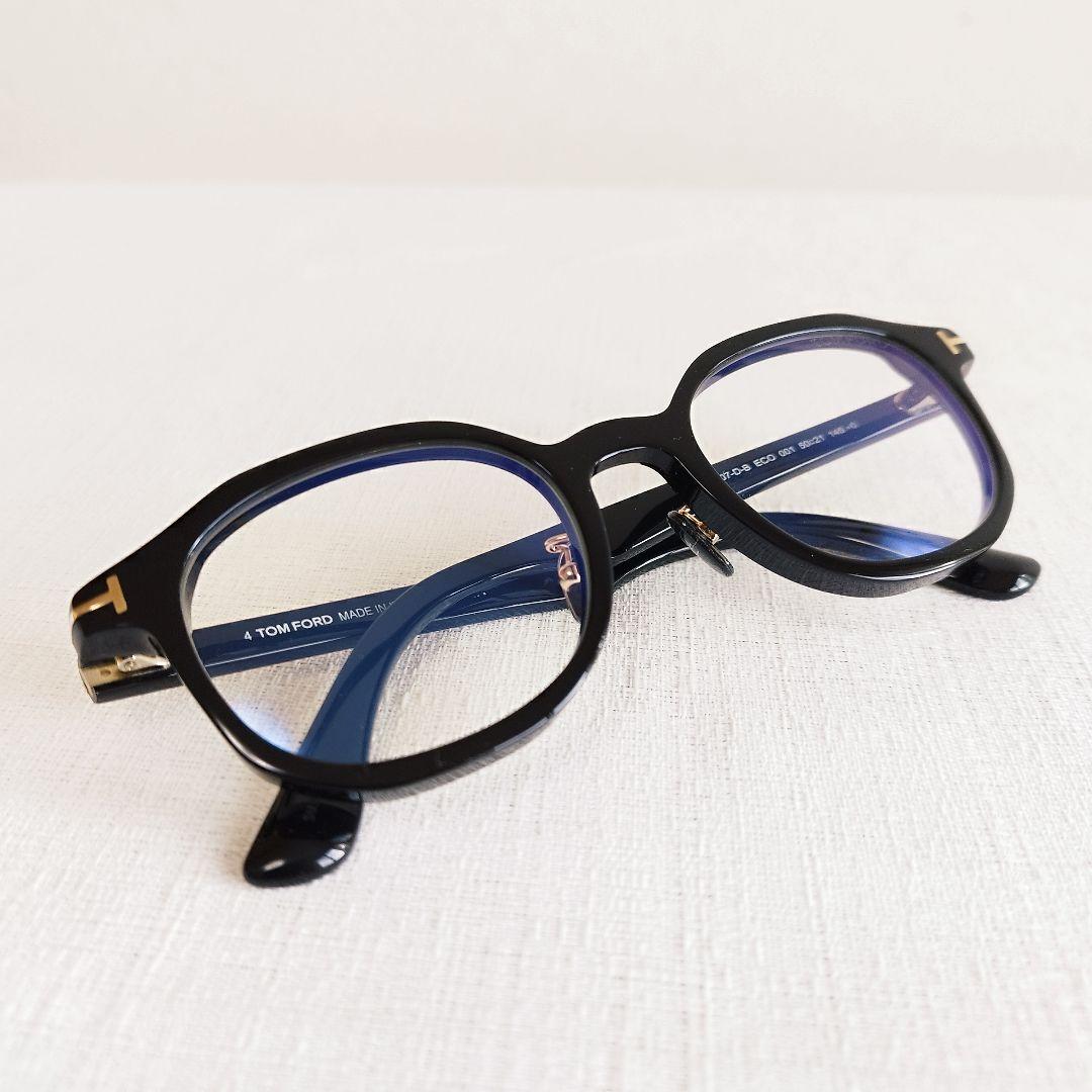 極美品✨️トムフォード　サングラス　TF6007-D-B ECO　黒　ケース付き