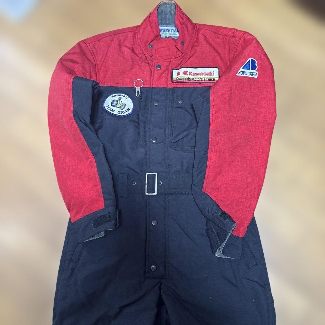 希少　クシタニ　カワサキ　コラボ　防寒ツナギ　バイクスーツ