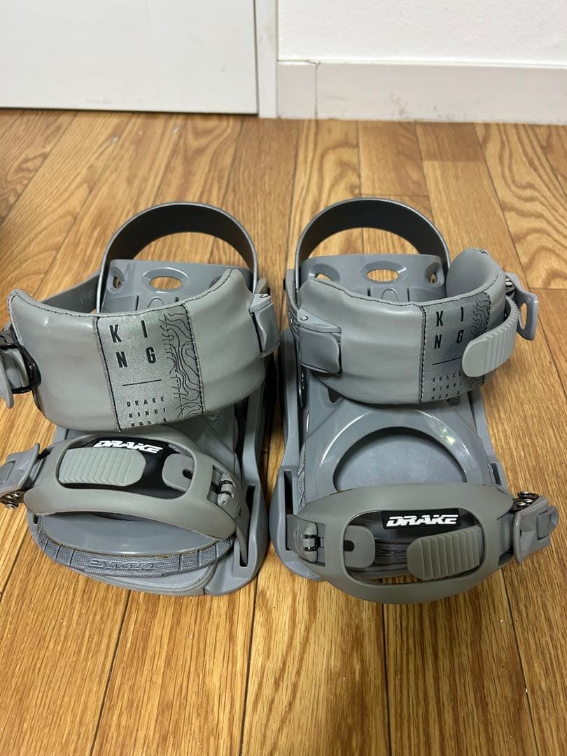 DRAKE KING スノーボードビンディング グレー