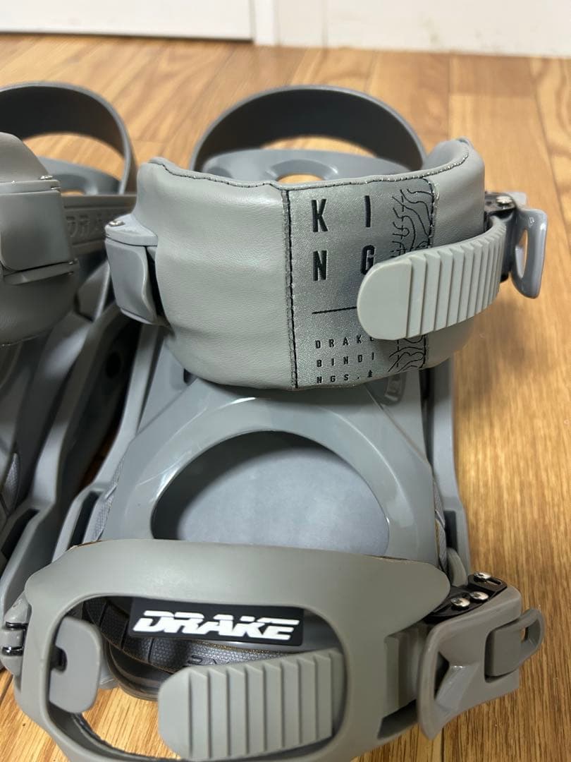 DRAKE KING スノーボードビンディング グレー