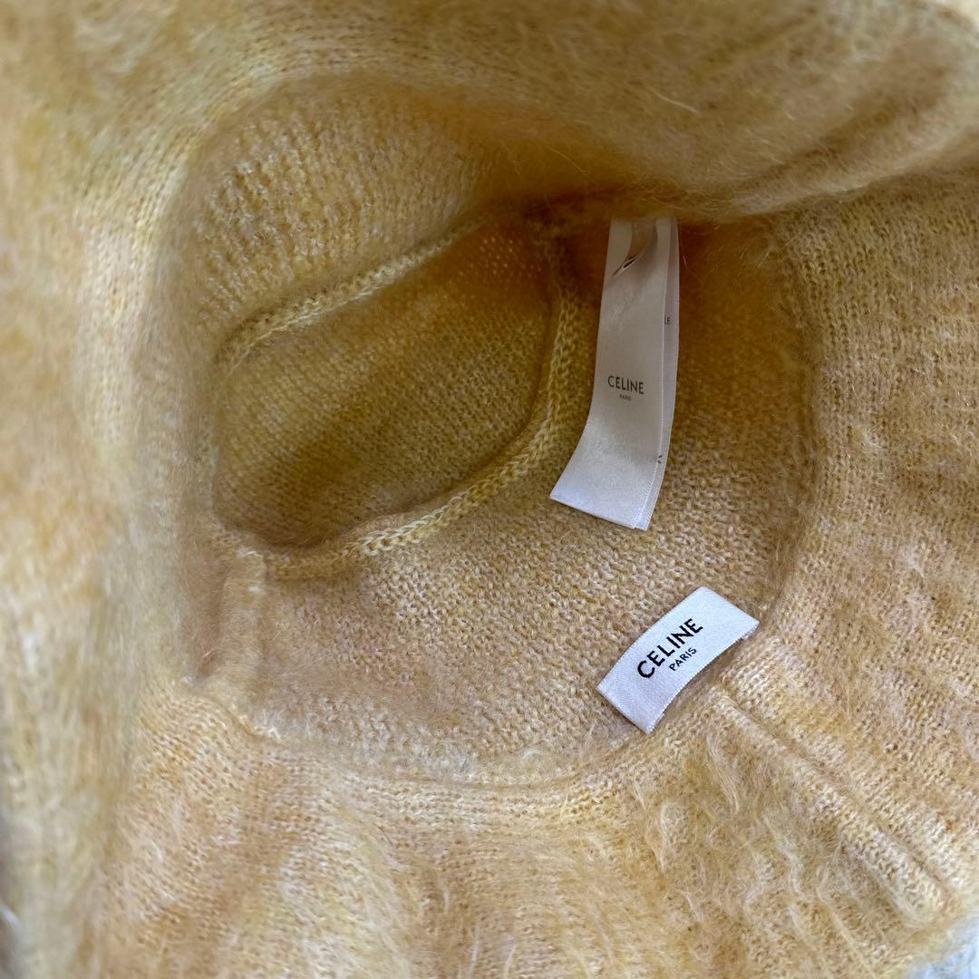美品！CELINE セリーヌ　ブラッシュド　トリオンフ　バケットハット　イエロー