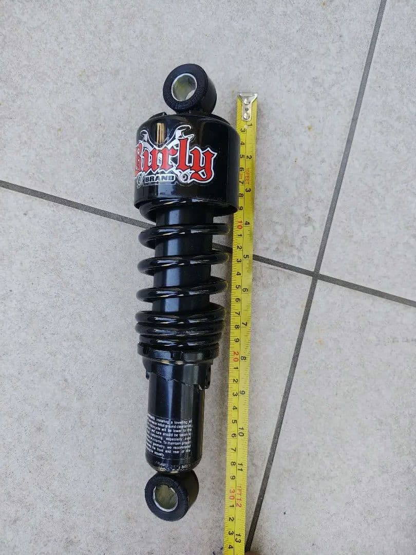 BURLY ローダウン サスペンション 10.5インチ ブラック