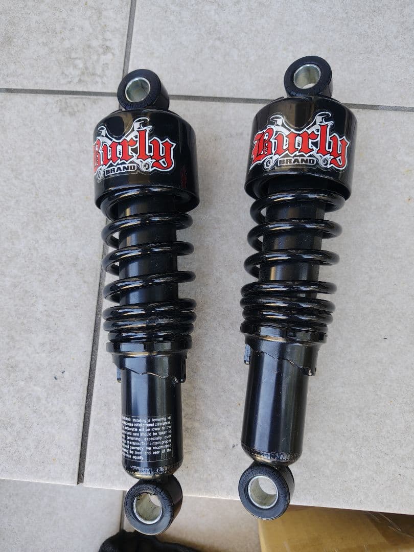 BURLY ローダウン サスペンション 10.5インチ ブラック