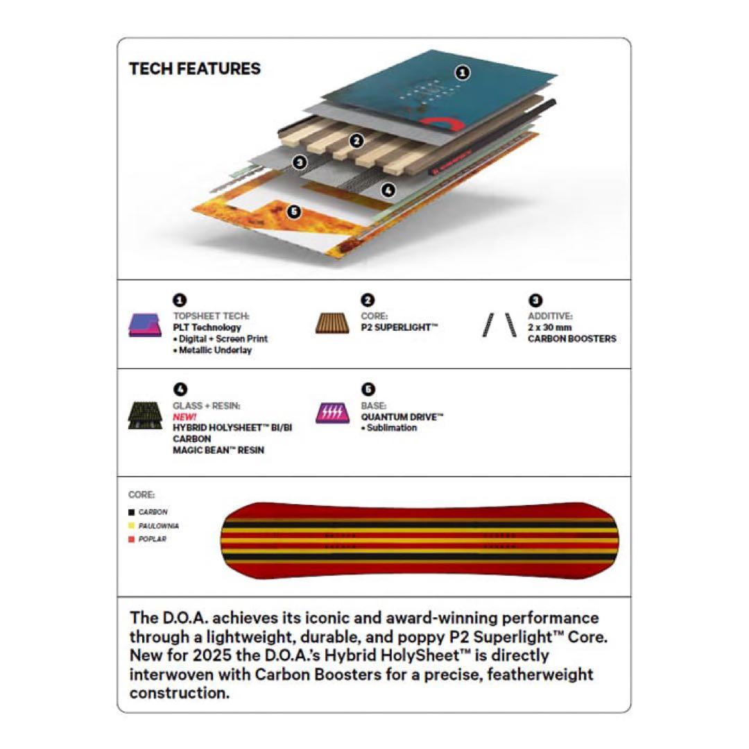 スノーボード 24-25 CAPiTA D.O.A. 154