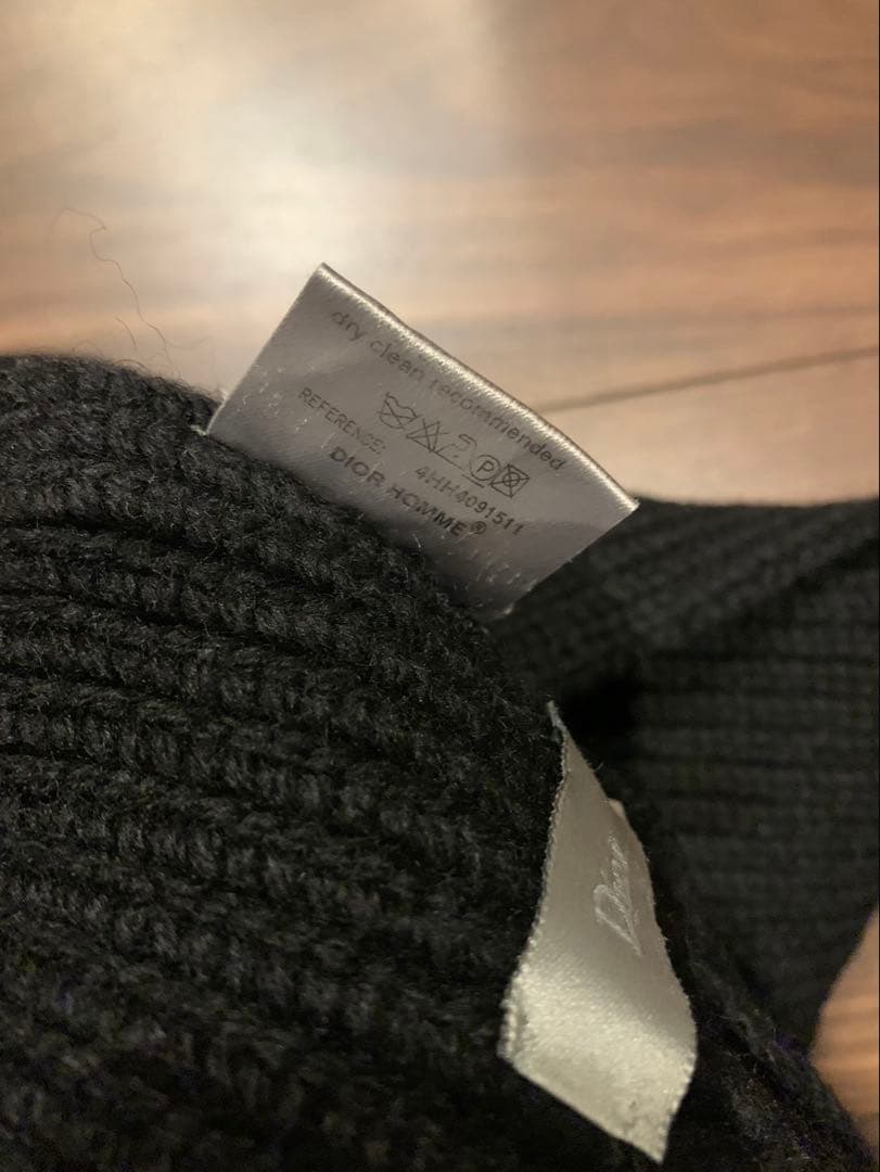 正規美品 エディ期 Dior ディオール フリンジ マフラー