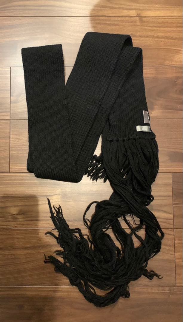 正規美品 エディ期 Dior ディオール フリンジ マフラー