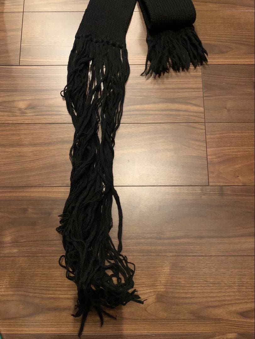 正規美品 エディ期 Dior ディオール フリンジ マフラー