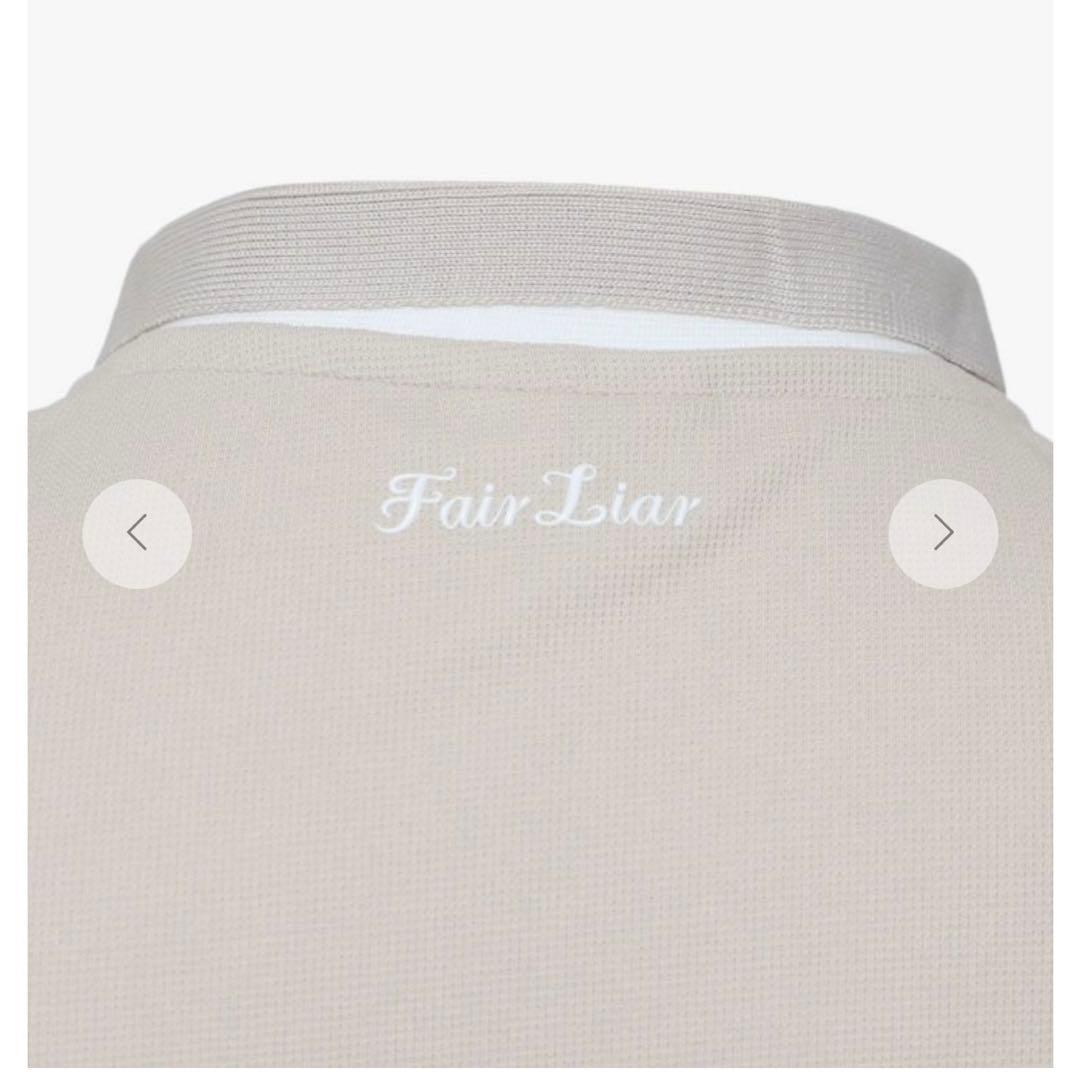 fairliar フェアライアー ゴルフ ウェア ニットリボン
