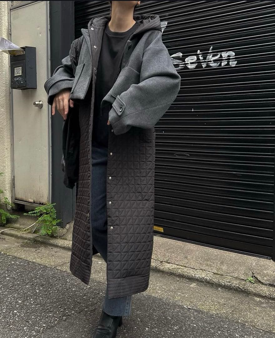 【美品】willfully キルティングフーディベスト＆ショートJK/COset