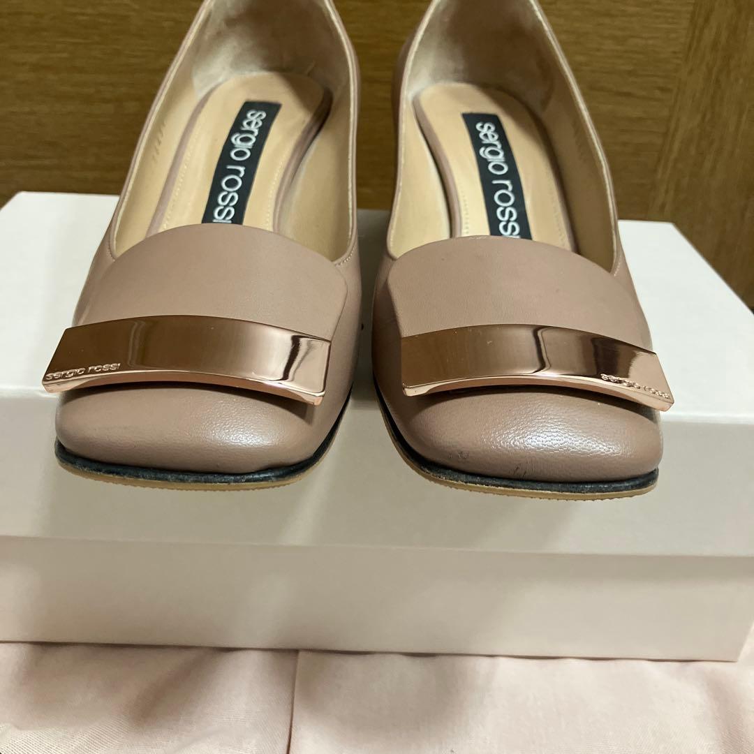 さ*ぼ様 セルジオロッシ　ピンクベージュSR1　23.5