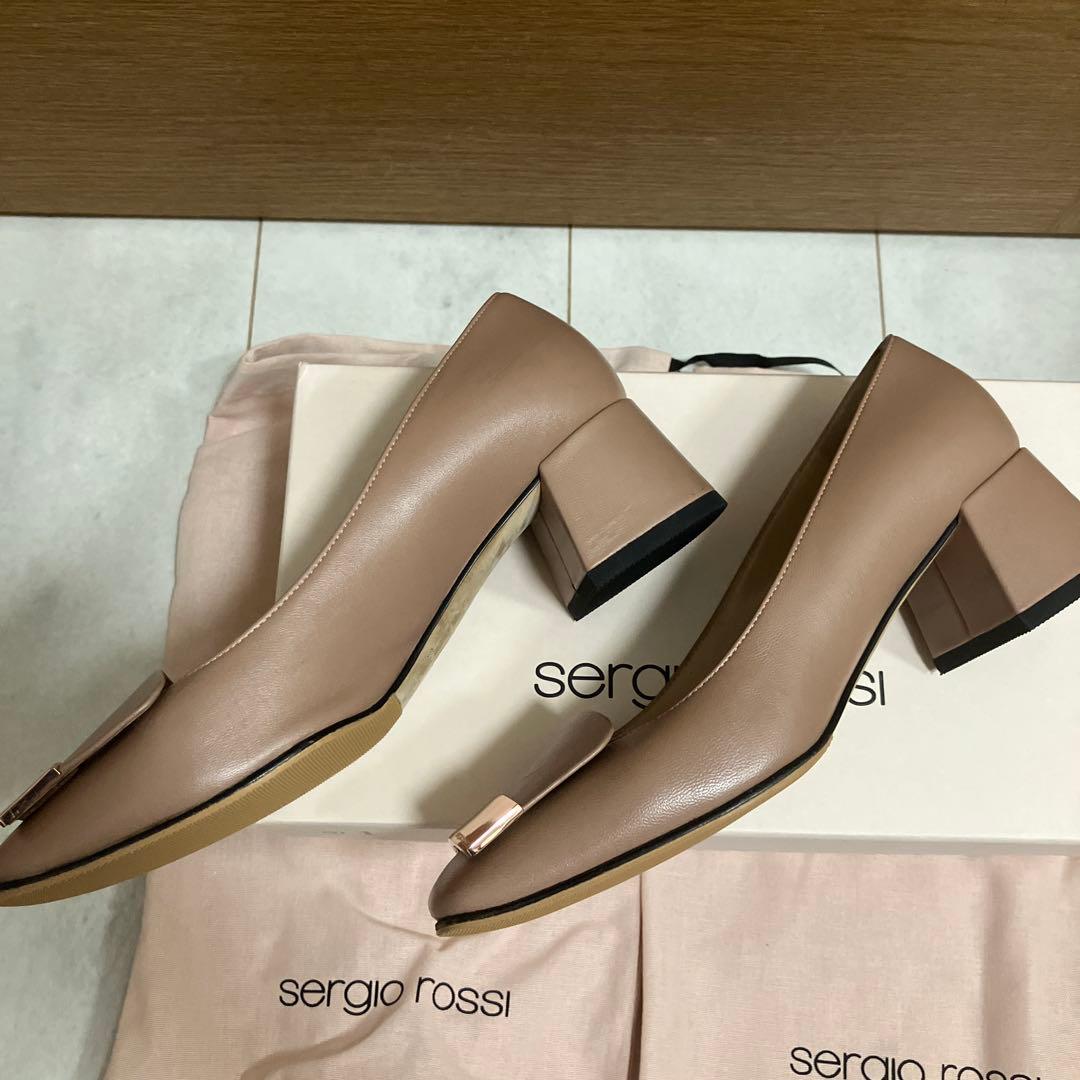 さ*ぼ様 セルジオロッシ　ピンクベージュSR1　23.5